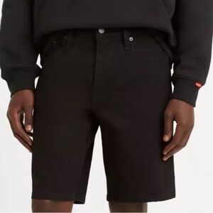 LEVI’S 405 STANDARD BLACK DENIM SHORTS STYLE 39864-0005 SIZE 33 INSEAM 10” NEW